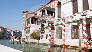 Buildings along the Grand Canal in Venice