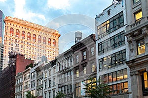 Buildings along 23rd Street in Manhattan New York City photo