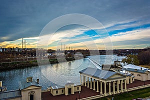 Buildings along the Schuylkill River in Philadelphia, Pennsylvania. photo