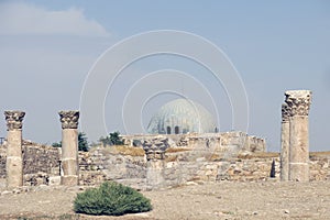 Buildings of Amman Citadel in national historic site photo