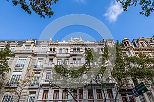 Buildings at Avenida de Mayo - Buenos Aires, Argentina