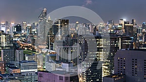 Buildings in Bangkok city