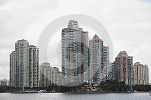 Buildings on the bay