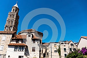 Buildings and the bell tower of the Cathedral of Saint Domnius