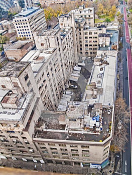 Buildings block in Santiago