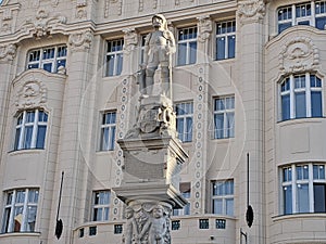 Buildings of Bratislava city, Slovakia