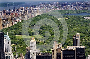 Buildings Central Park Hudson River, New York City