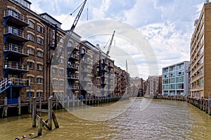 Buildings in China Wharf Bermondsey, river Thames - London photo