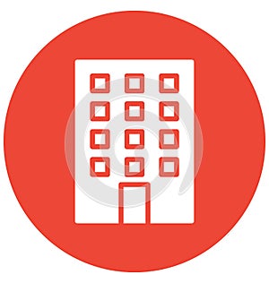 Apartments, block of flats Isolated Vector Icon which can be easily edit or modified.