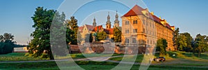 Buildings of the Cistercian abbey in LubiÄ…Å¼, Poland in Lower Silesia, former German name