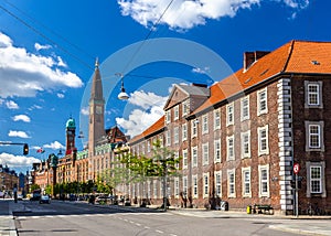 Buildings in the city center of Copenhagen