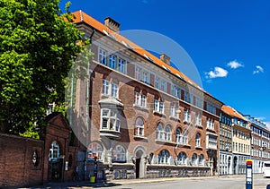 Buildings in the city center of Copenhagen