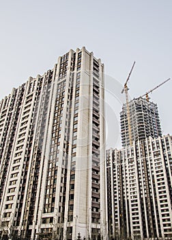 The Buildings construction site , Beijing