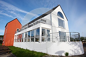 Buildings in copenhagen suburb photo