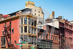 Buildings on the corner of Union Square in Manhattan, New York C