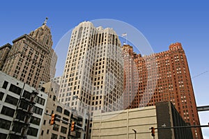 Buildings in Detroit owntown