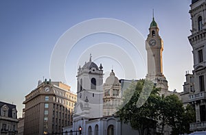 Buildings in downtown Buenos Aires near Plaza de Mayo - Buenos Aires, Argentina photo