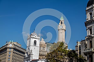 Buildings in downtown Buenos Aires near Plaza de Mayo - Buenos Aires, Argentina photo