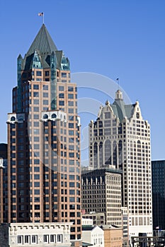 Buildings in downtown Milwaukee