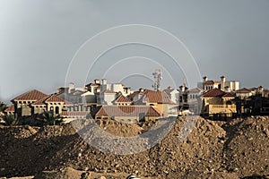 Buildings in the Egyptian area of the Sahara desert -Egypt 467