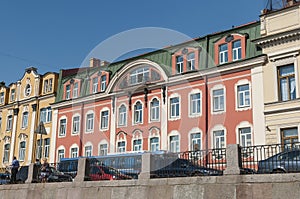 Buildings at Fontanki canal