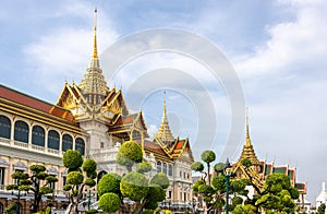 Buildings of the Grand Palace in Bangkok