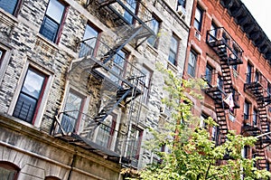 Buildings in Greenwich Village, New York