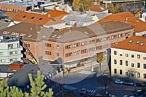 Buildings in halden, police station