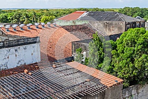 Buildings of the historic center of Joao Pessoa, Braz