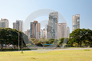 Buildings in Ibirapuera, Sao Paulo city photo