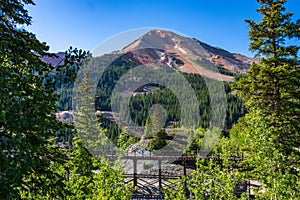 Buildings from the Idarado Ghost Town on Red Mountain Pass