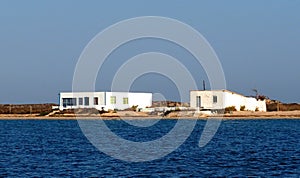 Buildings On Ilha De Culatra Portugal