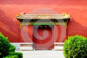 Buildings inside Beijing Forbidden City