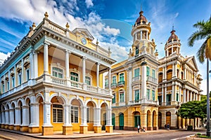 Buildings with interesting architecture, colonial or classical style