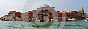 Buildings on the Island Of Murano Venice.