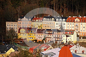 Buildings in Karlovy Vary, Czech Republic