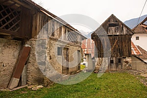 Buildings in Magnanins, North East Italy