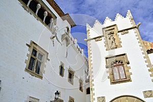 Buildings of the Maricel museum Sitges, Catalonia, Spain