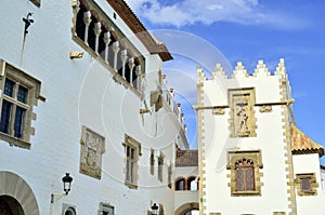 Buildings of the Maricel museum Sitges, Catalonia, Spain