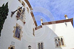 Buildings of the Maricel museum Sitges, Catalonia, Spain