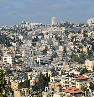 Buildings of modern Jerusalem