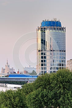 Buildings of modern Moscow