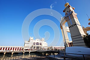 Buildings at Mondello Beach