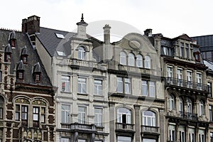 Buildings at Mont des arts in Brussels City Center