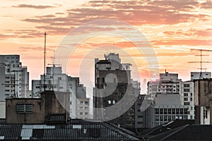 Buildings near Paulista Avenue, in Sao Paulo, Brazil Brasil