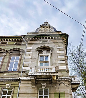 Buildings in the old town - Arad county - Romania