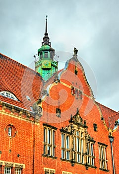 Buildings in the old town of Lubeck - Germany