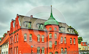 Buildings in the old town of Lubeck - Germany