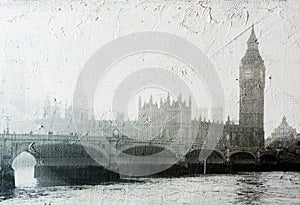 Buildings of Parliament in London UK