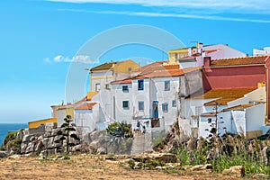 Buildings in Peniche. Portugal